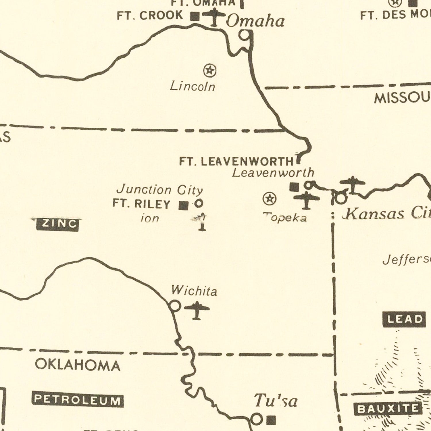 Restored historic details from the 1941 country map of County
