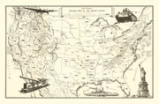 old military map