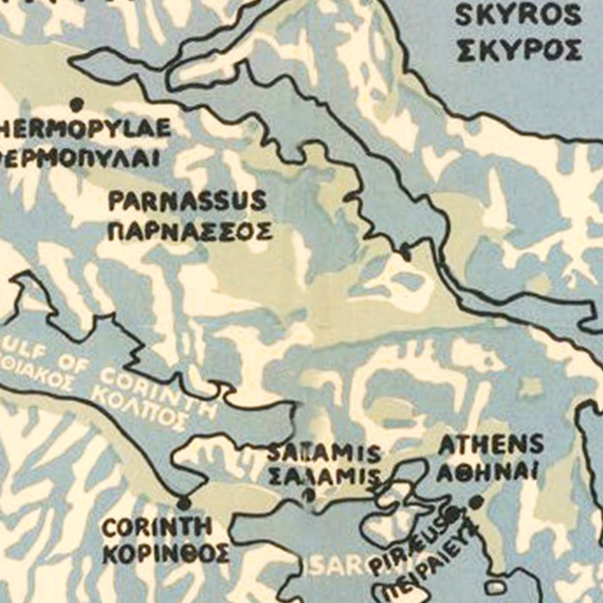 Restored historic details from the 1942 country map of County
