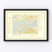 Turkey Vintage Map 1942