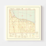 old military map