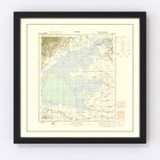 Middle East Vintage Map 1942
