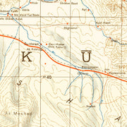 old military map