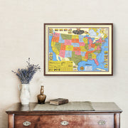 old military map
