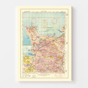 old military map