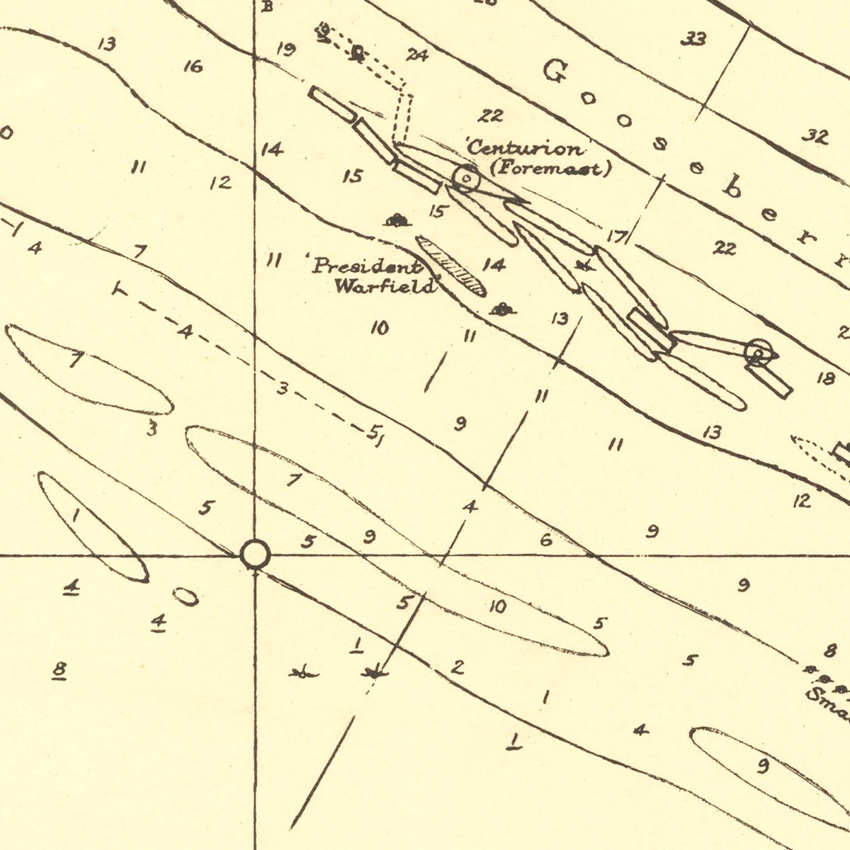 Restored historic details from the 1944 region map of County