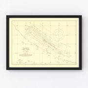 France Vintage Map 1944