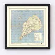 Japan Vintage Map 1944