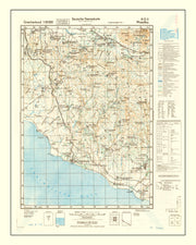 old military map