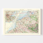old military map