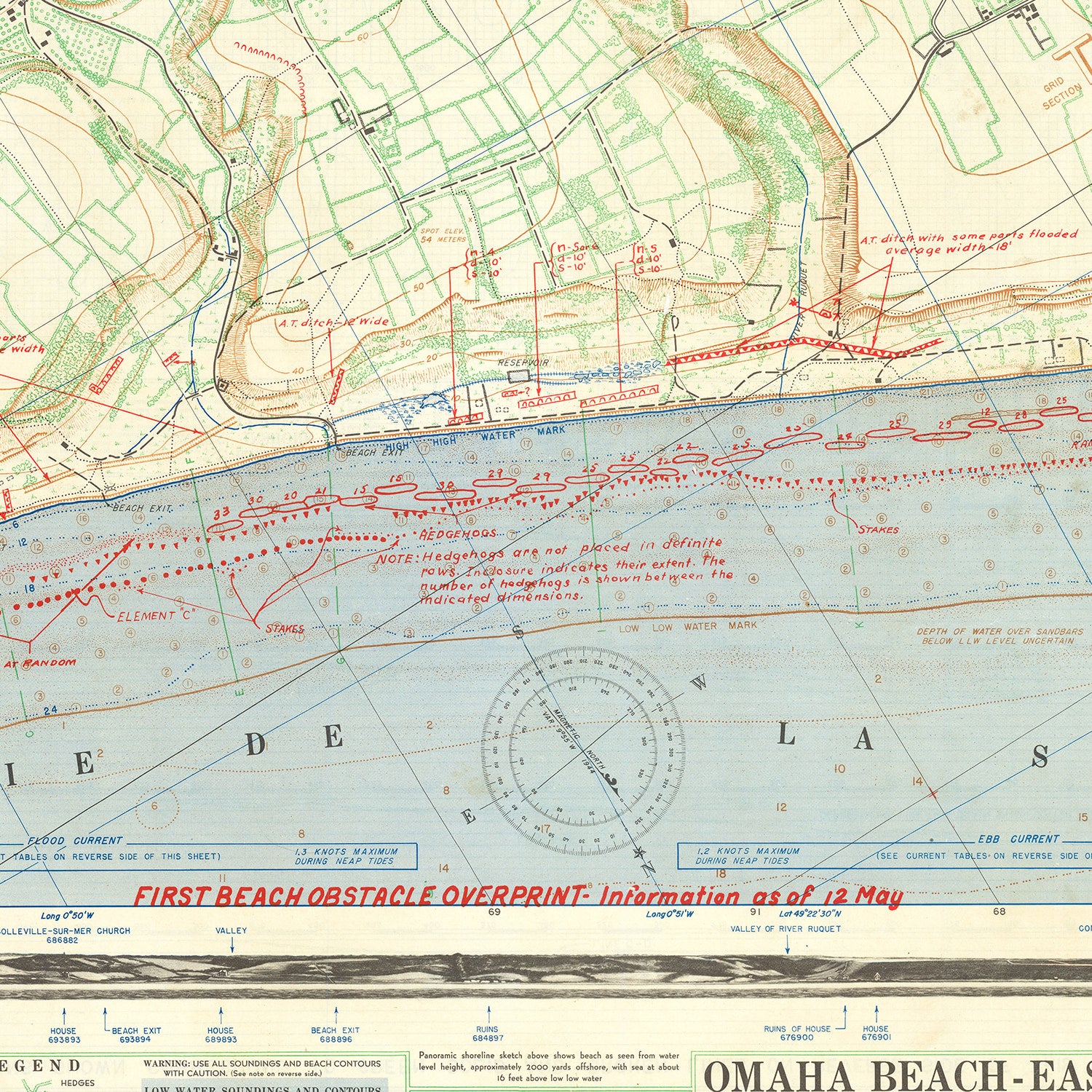 Restored historic details from the 1944 region map of County
