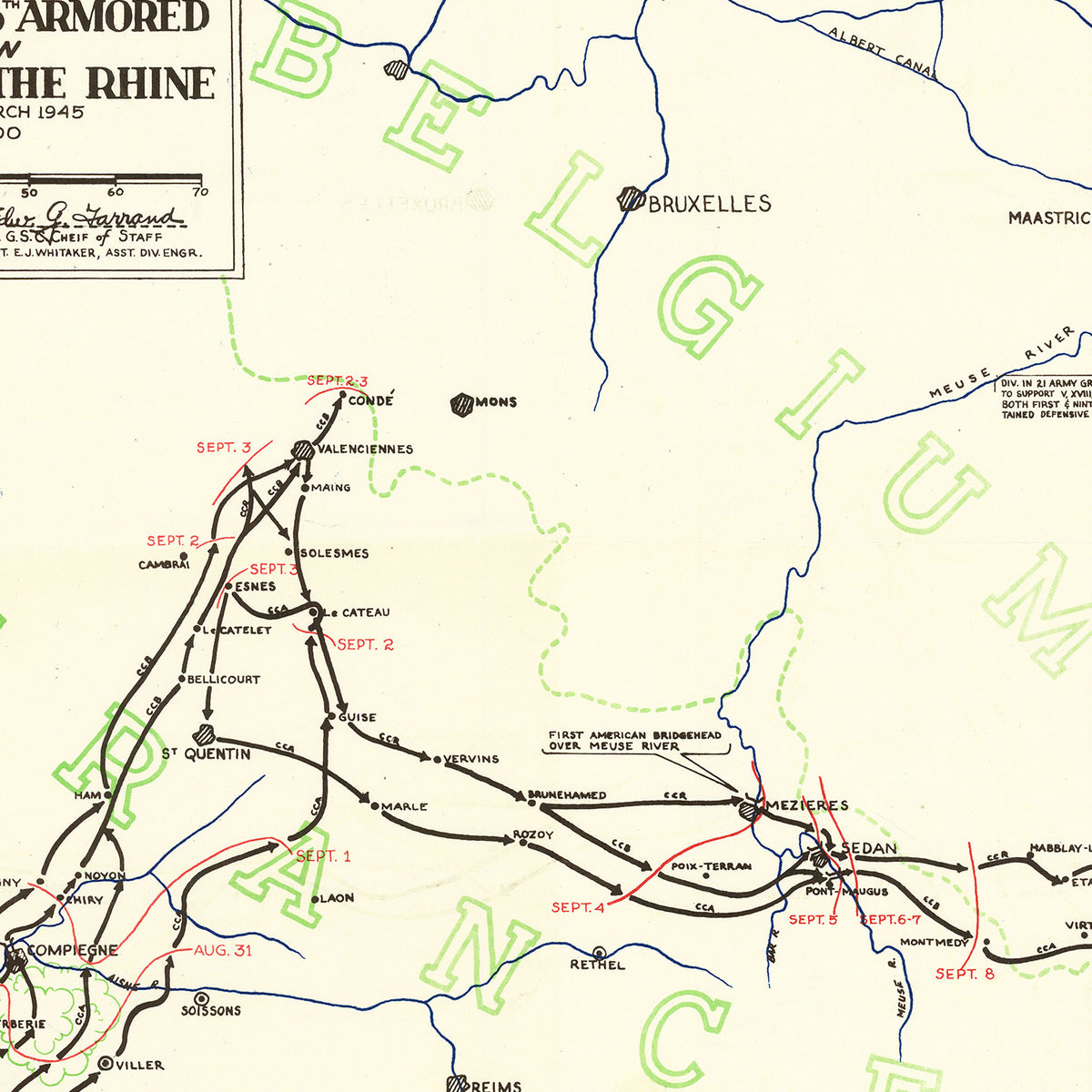 Restored historic details from the 1945 region map of County