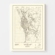 old military map
