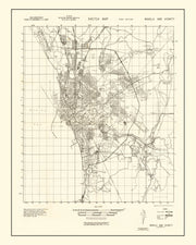 old military map