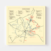 old military map