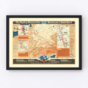 Germany Vintage Map 1946