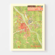 map of Warsaw