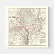 map of Washington DC