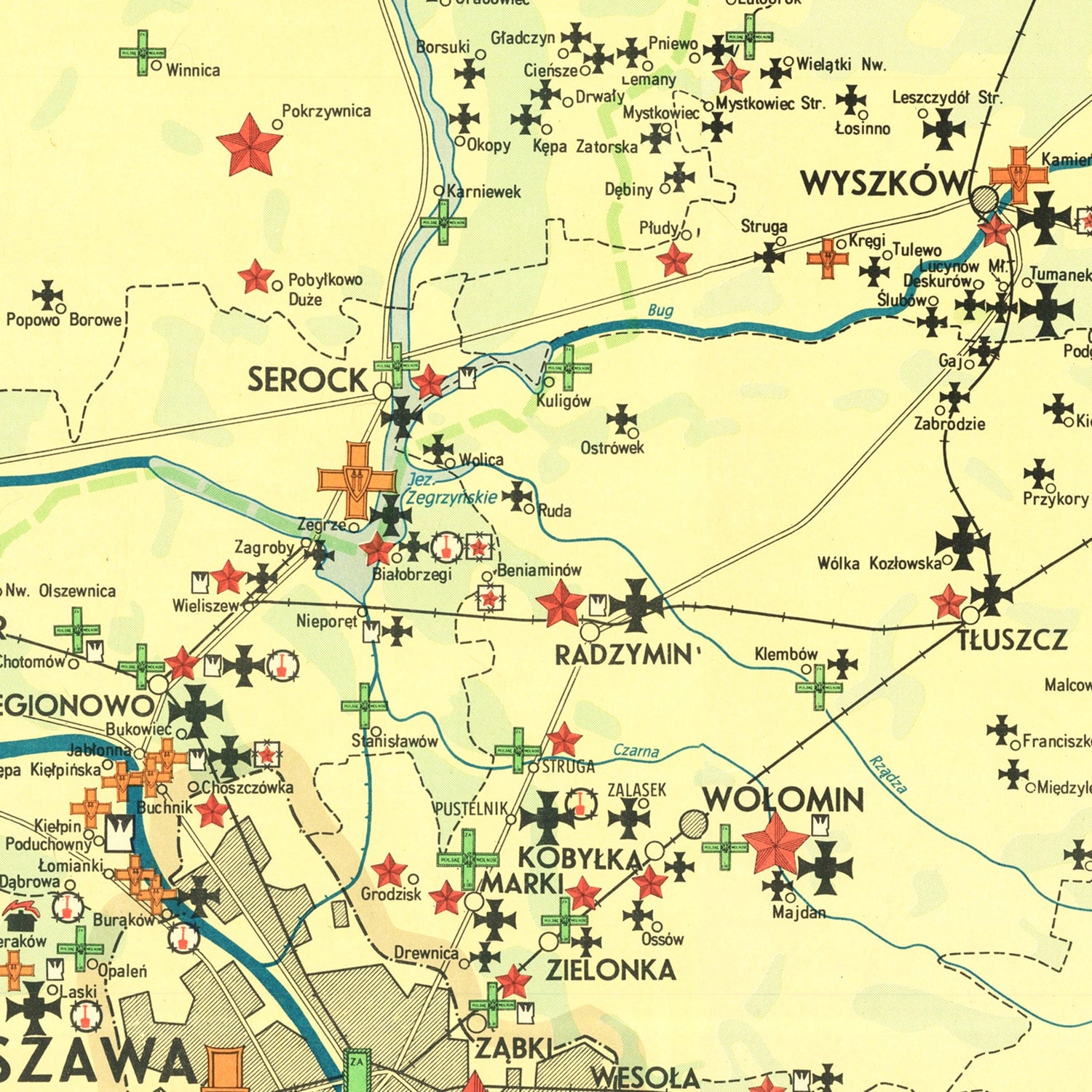 Restored historic details from the 1971 country map of County