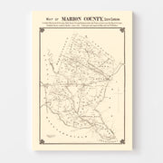 map of Marion County