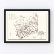 Charleston County Vintage Map 1938
