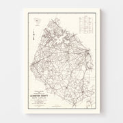 map of Lexington Cou