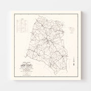 map of Union County