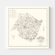 map of Saluda County