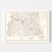 map of Aiken County