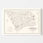 map of Chesterfield 