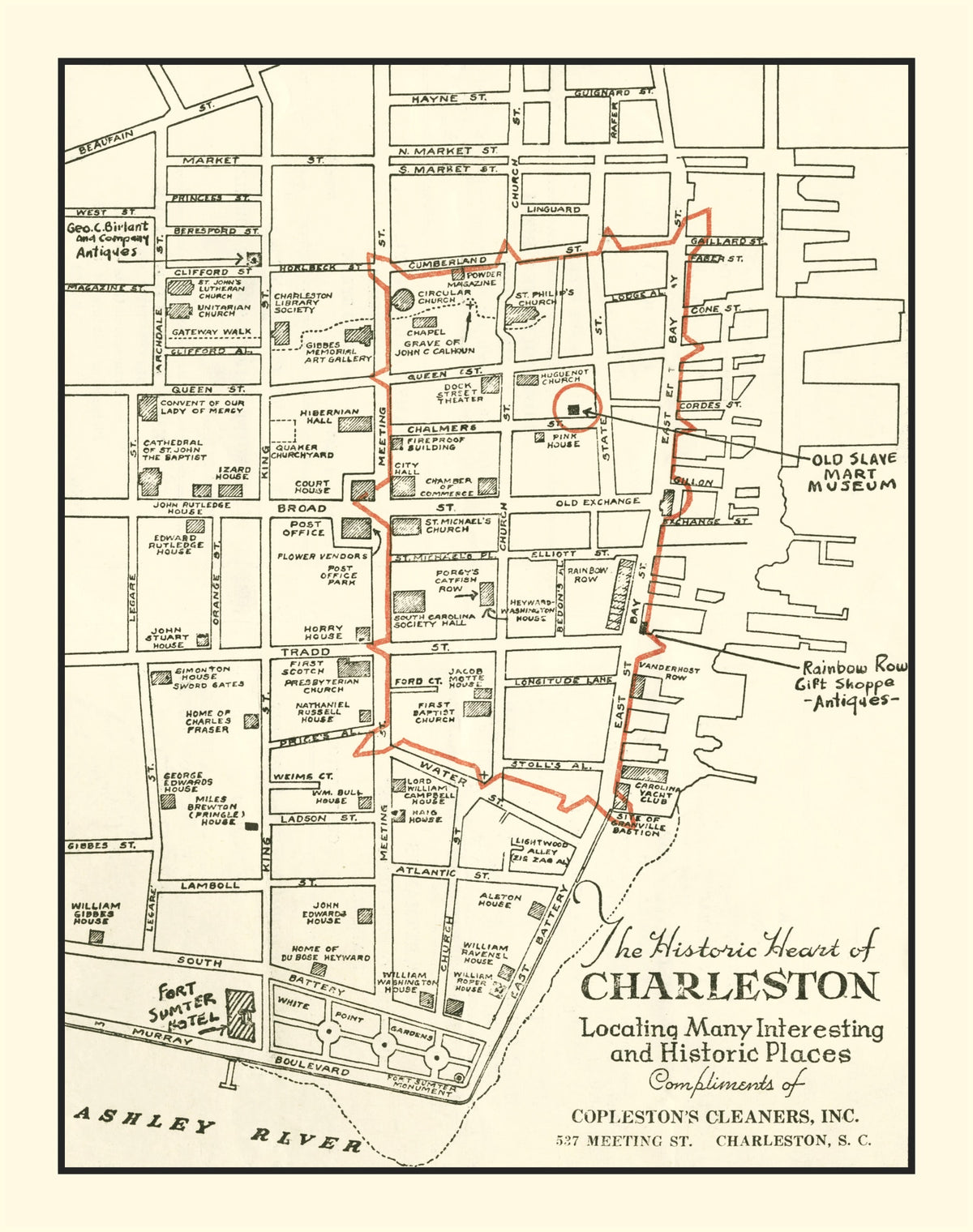 Preview of Vintage Map of Charleston, South Carolina 1946
