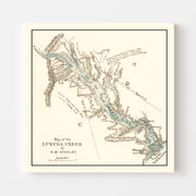 map of Lake Tanganik