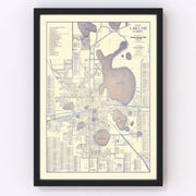 Lakeland Vintage Map 1930