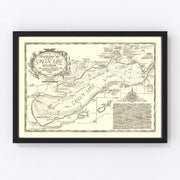 Green Lake Vintage Map 1945