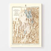 map of Lake Bonnevil