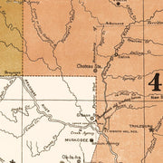 old Cherokee map