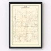 Haywood County Vintage Map 1927