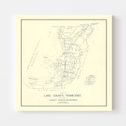 map of Lake County