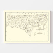 map of Clay County