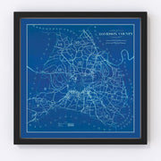 Davidson County Vintage Map 1940