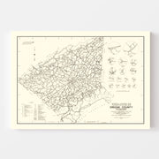 map of Greene County