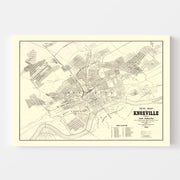 map of Knoxville
