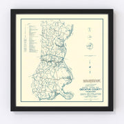 Decatur County Vintage Map 1951