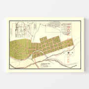 map of Iron City