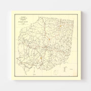 map of Hickman Count