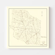 map of Gibson County