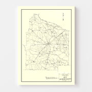 map of Haywood Count