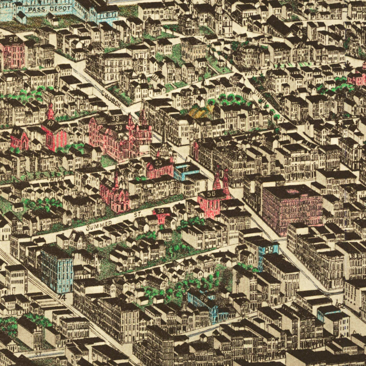 Vintage Nashville Maps
