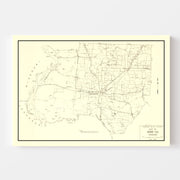 map of Dyer County