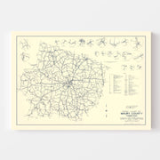 map of Maury County